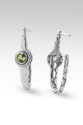 Grace Alone Hoops™ in Peridot Watermark / Peridot