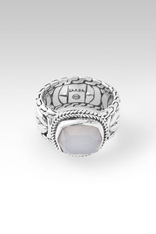 Always with You Ring™ in White Moonstone Chainlink / 5 / White Moonstone