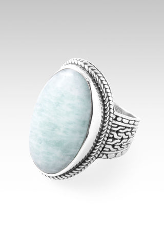 Persist and Prevail Ring™ in Mint Amazonite Chainlink / 5 / Mint Amazonite