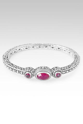 So Precious Bangle™ in Red Currant Quartz Tree Of Life / 6 / Red Currant Quartz