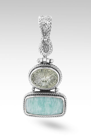 Persist and Prevail Pendant™ in Mint Amazonite Chainlink / Mint Amazonite