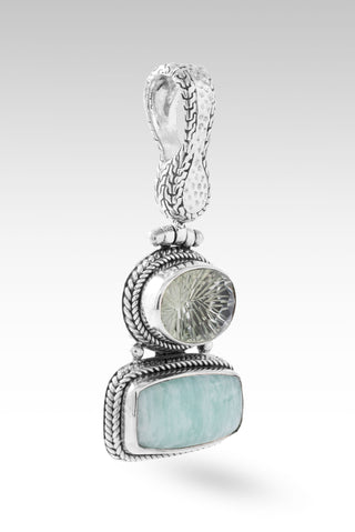 Persist and Prevail Pendant™ in Mint Amazonite Chainlink / Mint Amazonite