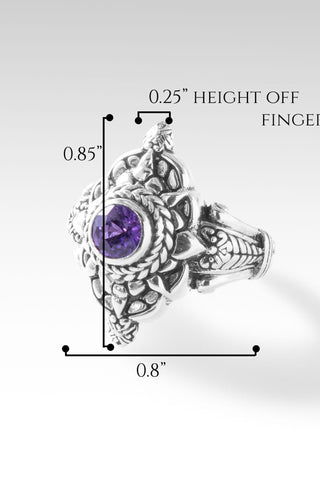 Regal Blessings Ring™ in Madagascar Purple Sapphire