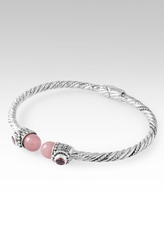 Made to be Whole Tip-to-Tip Bracelet™ in Ballet Blush Quartz Basketweave / 6.5 / Ballet Blush Quartz