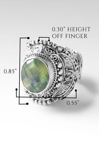 Treasure Ring™ in Prehnite