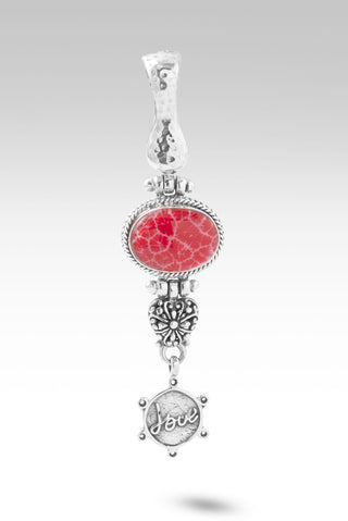 Journey of Enlightenment Pendant™ in Red Indonesian Coral Janyl Adair / Red Indonesian Coral