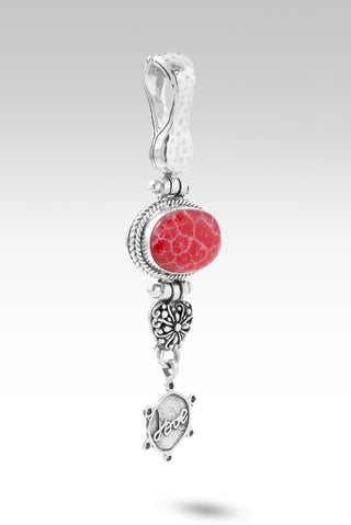 Journey of Enlightenment Pendant™ in Red Indonesian Coral Janyl Adair / Red Indonesian Coral