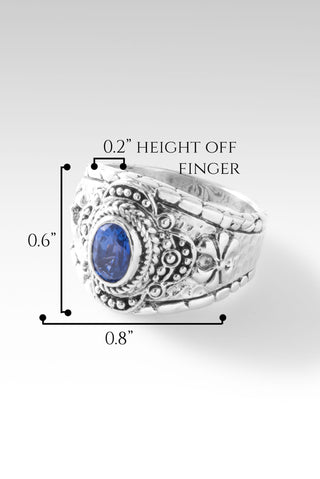 Hope Remains Ring™in Ceylon Blue Sapphire