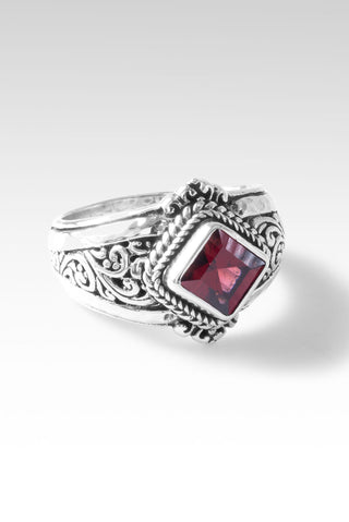 Benevolence Ring II Ring™ in Malawi Pink Color Change Garnet