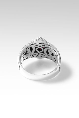 Benevolence Ring II Ring™ in Malawi Pink Color Change Garnet