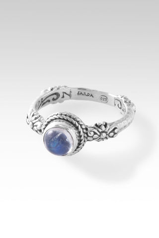 Cheerful Heart Ring™ in Rainbow Moonstone