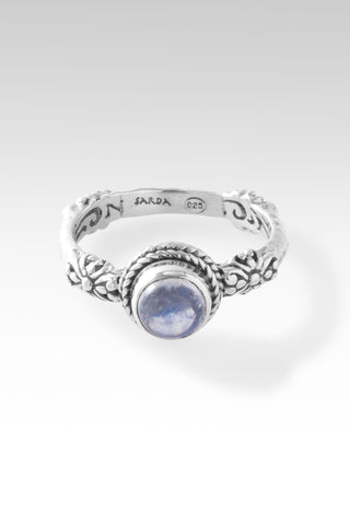 Cheerful Heart Ring™ in Rainbow Moonstone