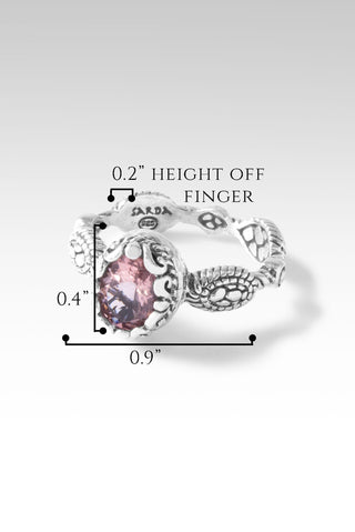 Live in Peace Ring™ in Morganite