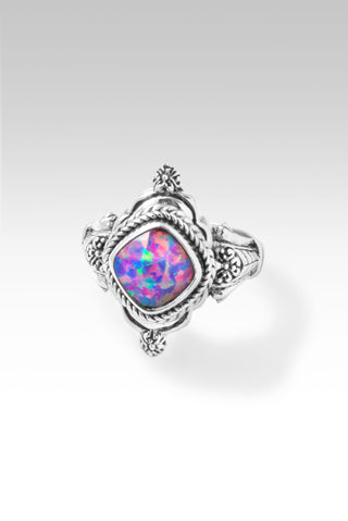 Lasting Change Ring™ in Multi Lavendar Simulated Opal