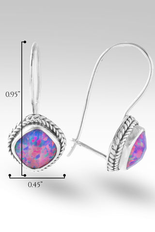 Lasting Change Earrings™ in Multi Lavendar Simulated Opal