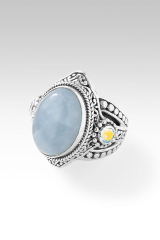 In All Things Ring™ in Aquamarine Tree Of Life / 5 / Aquamarine