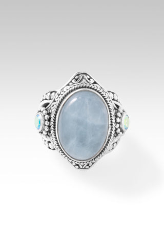 In All Things Ring™ in Aquamarine Tree Of Life / 5 / Aquamarine