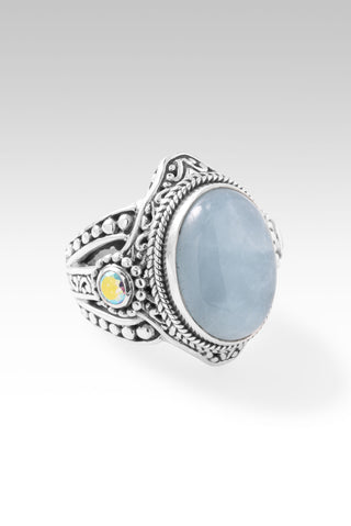 In All Things Ring™ in Aquamarine Tree Of Life / 5 / Aquamarine