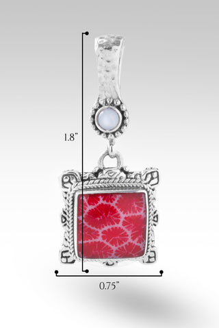 Believe Always Pendant™ in Red Indonesian Coral