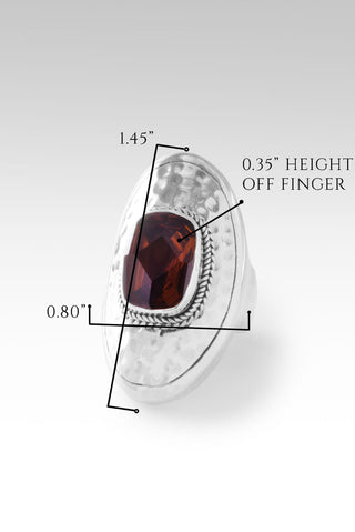 Gleeful Life Ring™ in Whiskey Quartz