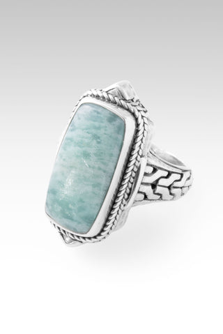 Persist and Prevail Ring II™ in Mint Amazonite Chainlink / 5 / Mint Amazonite