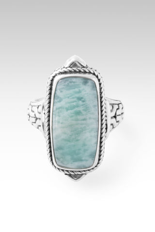 Persist and Prevail Ring II™ in Mint Amazonite Chainlink / 5 / Mint Amazonite