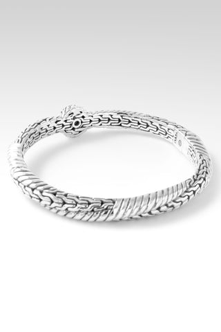 Trust the Journey Bangle II™ in Moissanite Chainlink / 6.5 / Moissanite GH/VVS