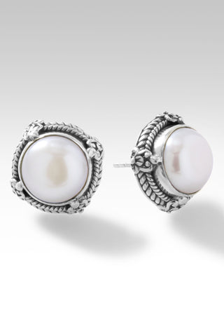 Forgive Freely Earrings™ in White Freshwater Pearl