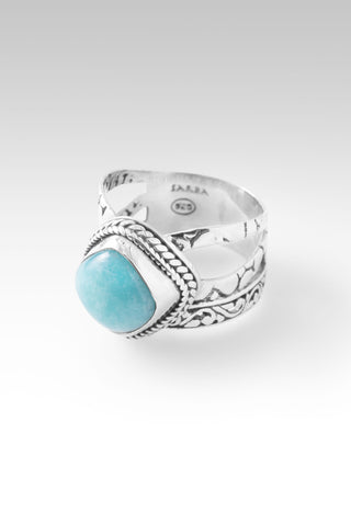 Trust and Be Faithful Ring™ in Amazonite Watermark / 5 / Amazonite