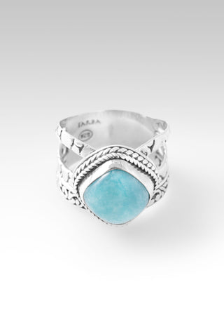 Trust and Be Faithful Ring™ in Amazonite Watermark / 5 / Amazonite