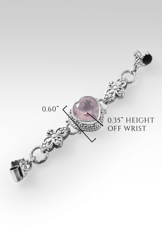 Bracelet Component™ in Rose Quartz Janyl Adair / Cloud Pink Rose Quartz