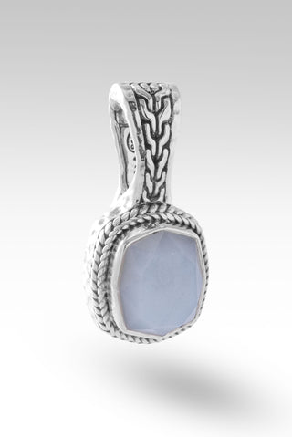 Always with You Pendant™ in White Moonstone Chainlink / White Moonstone
