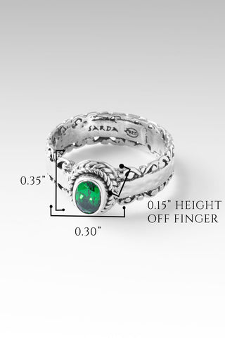 Elysian Ring™ In Tsavorite Garnet