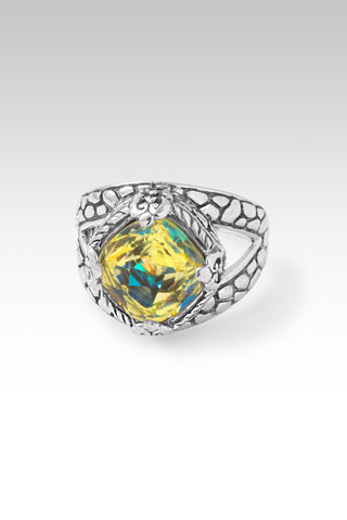 Path of Light Ring™ in Jealous Yellow™ Mystic Quartz