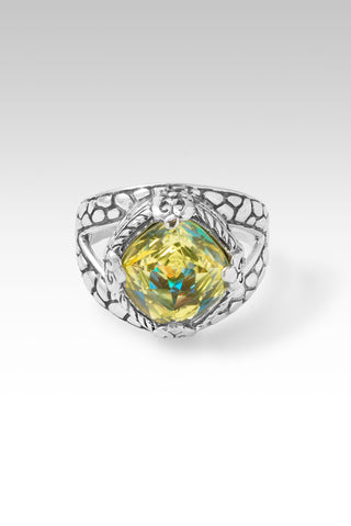 Path of Light Ring™ in Jealous Yellow™ Mystic Quartz