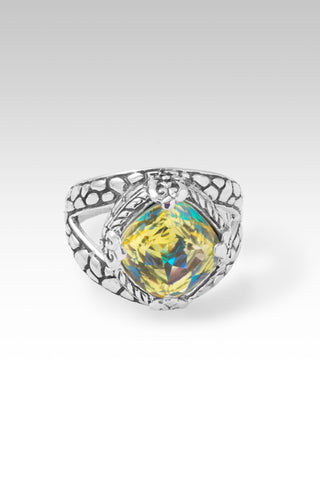 Path of Light Ring™ in Jealous Yellow™ Mystic Quartz