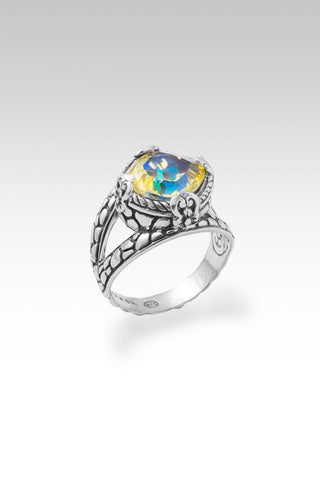 Path of Light Ring™ in Jealous Yellow™ Mystic Quartz