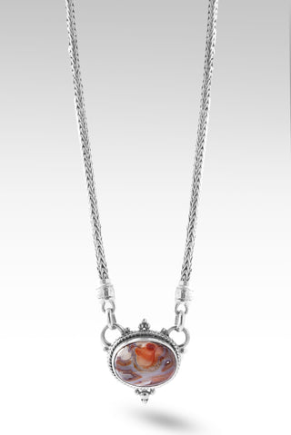 Life In Abudnance Necklace™ in Laguna Lace Agate 16 + 4 / Laguna Lace Agate