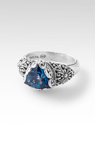 Hope's Gentle Embrace Ring™ in London Blue Topaz