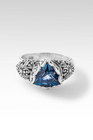 Hope's Gentle Embrace Ring™ in London Blue Topaz