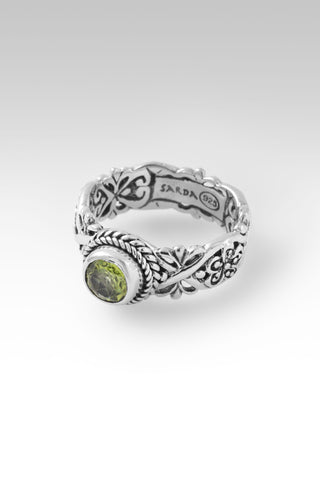 Among the Wildflowers Ring II™ in Peridot