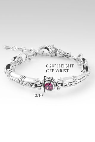 Brave Faith Bracelet™ in Rhodolite Garnet