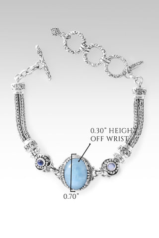 Believe and Live Bracelet II™ in Aquamarine