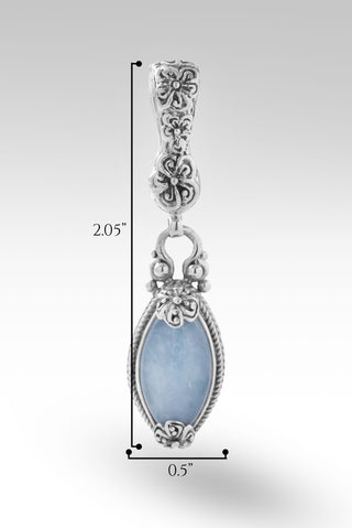 Flowering Resilience Pendant™ in Aquamarine