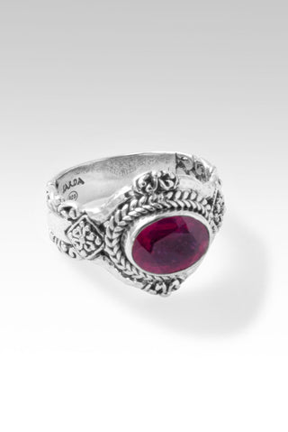 Faithful and True Ring™ in Red Ruby