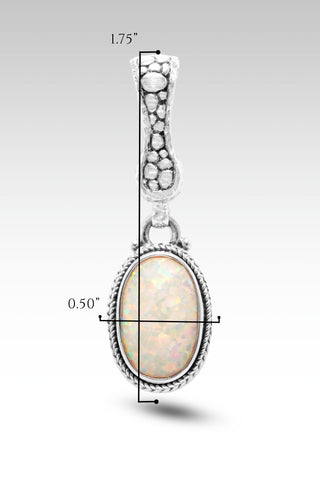 Joy in the Journey Pendant™ in Peaches & Cream Simulated Opal