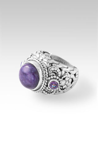 I Can Do All Things Ring™ in Charoite