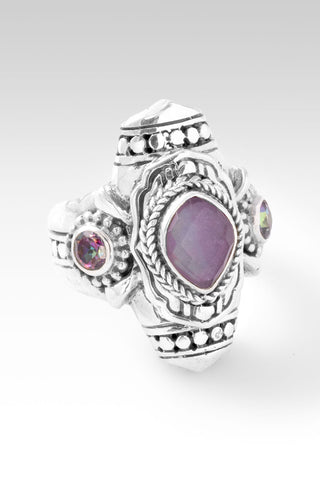 Delightful Days Ring™ in Ruby Mother of Pearl Quartz Triplet