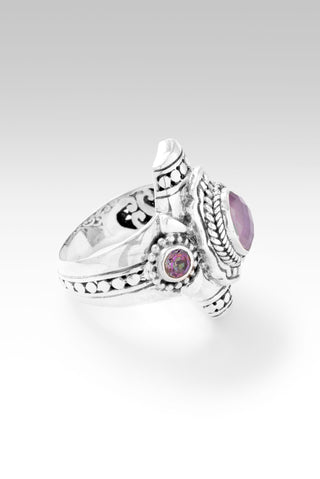 Delightful Days Ring™ in Ruby Mother of Pearl Quartz Triplet