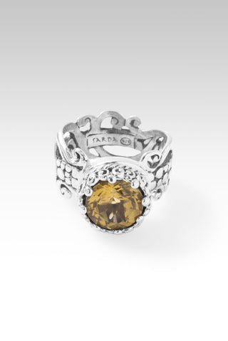 Gracious Ring™ in Yellow Apatite